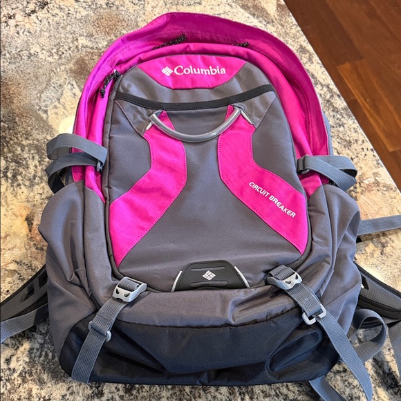 Columbia Handbags - Columbia Circuit Breaker Backpack in Pink and Gray